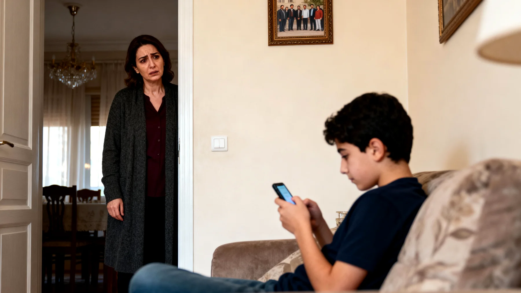 Ebeveynler, çocuklarının sosyal medyayı güvenli bir şekilde kullanıp kullanmadığından emin değiller. Çocuklar çevrimiçi ortamda yabancılarla konuşabilir, uygunsuz içeriklere maruz kalabilir veya kişisel bilgilerini paylaşabilirler. Ebeveynler kontrol ve güven arasında denge kurmakta zorlanıyorlar."