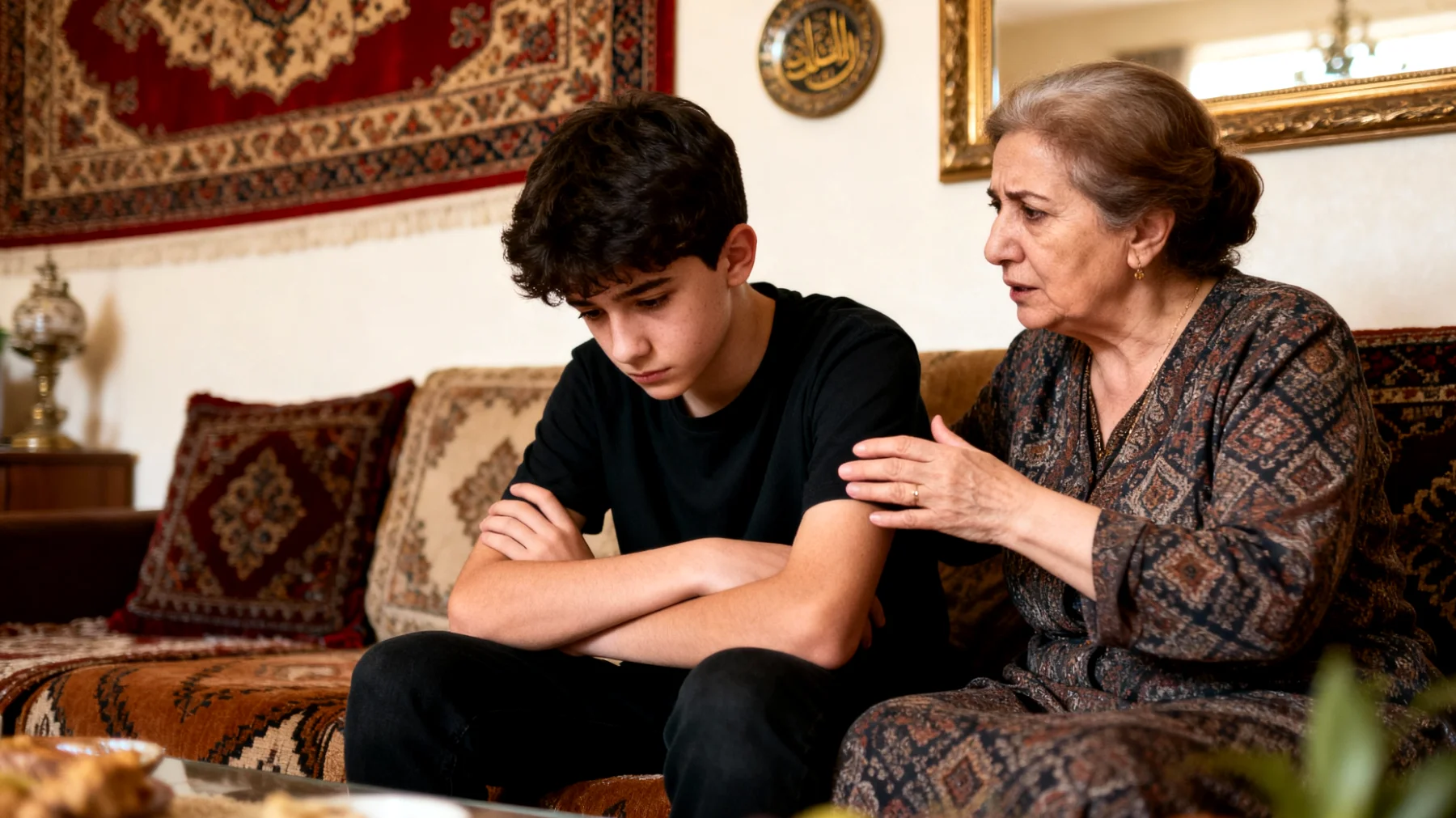 Büyükanne, ergen torununun yeni okula geçiş, fiziksel değişimler ve artan bağımsızlık ihtiyacı gibi değişimlere uyum sağlamakta zorlandığını fark ediyor. Torun daha kapalı, huysuz ve mesafeli hale gelmiş durumda."