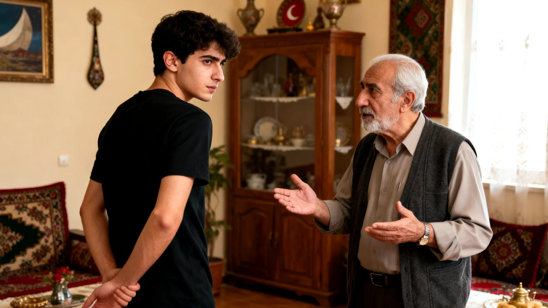 Genç yetişkin torun dürtüsel davranışlar sergiliyor, büyükbabasının sözünü dinlemiyor ve sürekli karşıt tavırlar gösteriyor"