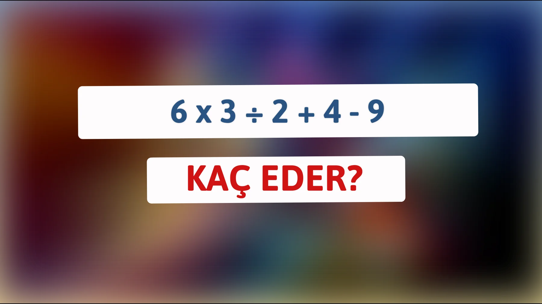 Matematik Dahileri İçin Bir Zeka Testi: Bu Problemde Gizli Cevabı Bulabilir misin?"